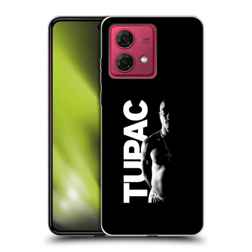 Tupac Shakur Key Art Black And White Soft Gel Case for Motorola Moto G84 5G