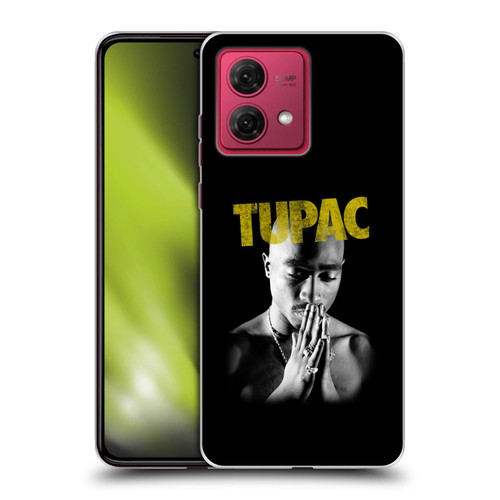 Tupac Shakur Key Art Golden Soft Gel Case for Motorola Moto G84 5G