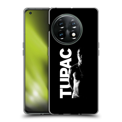 Tupac Shakur Key Art Black And White Soft Gel Case for OnePlus 11 5G