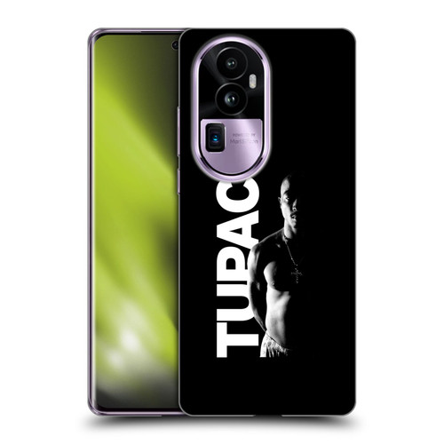 Tupac Shakur Key Art Black And White Soft Gel Case for OPPO Reno10 Pro+