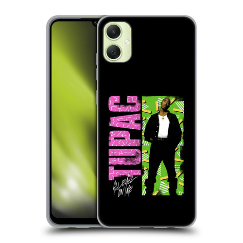 Tupac Shakur Key Art Distressed Look Soft Gel Case for Samsung Galaxy A05