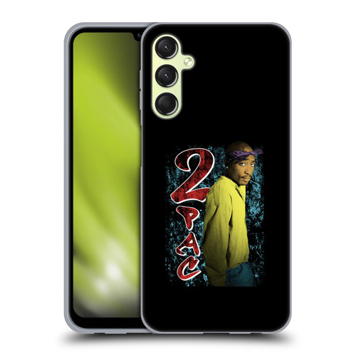 Tupac Shakur Key Art Vintage Soft Gel Case for Samsung Galaxy A24 4G / Galaxy M34 5G