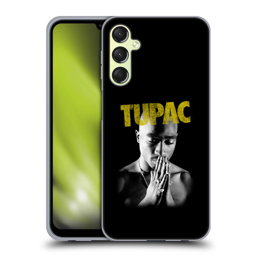 Tupac Shakur Key Art Golden Soft Gel Case for Samsung Galaxy A24 4G / Galaxy M34 5G