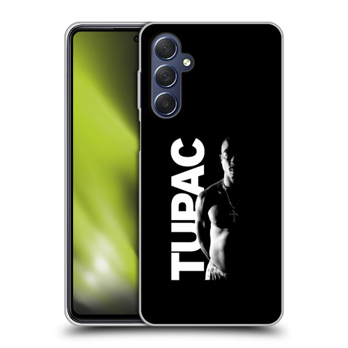 Tupac Shakur Key Art Black And White Soft Gel Case for Samsung Galaxy M54 5G