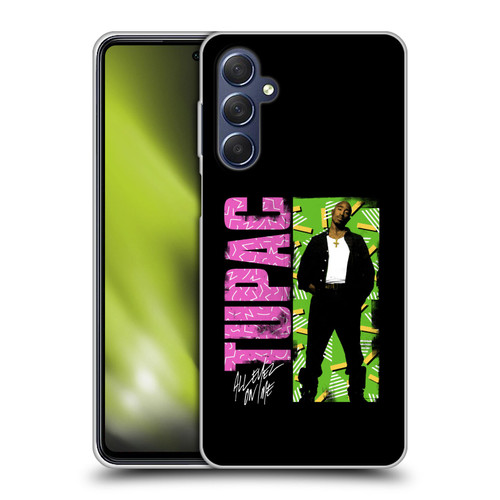 Tupac Shakur Key Art Distressed Look Soft Gel Case for Samsung Galaxy M54 5G