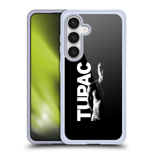 Tupac Shakur Key Art Black And White Soft Gel Case for Samsung Galaxy S24 5G