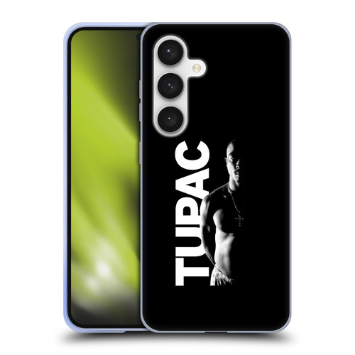 Tupac Shakur Key Art Black And White Soft Gel Case for Samsung Galaxy S24 5G