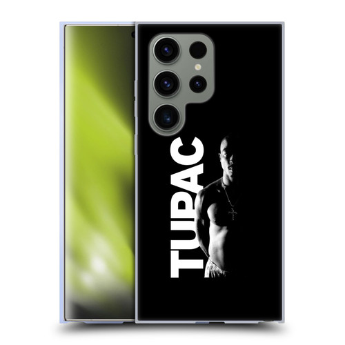 Tupac Shakur Key Art Black And White Soft Gel Case for Samsung Galaxy S24 Ultra 5G