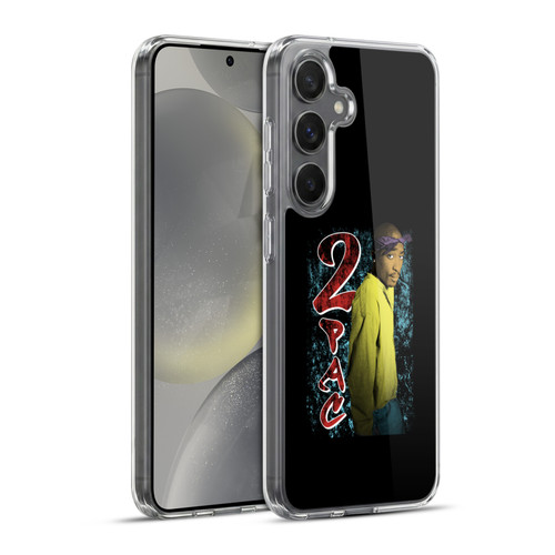 Tupac Shakur Key Art Vintage Soft Gel Case for Samsung Galaxy S24+ 5G