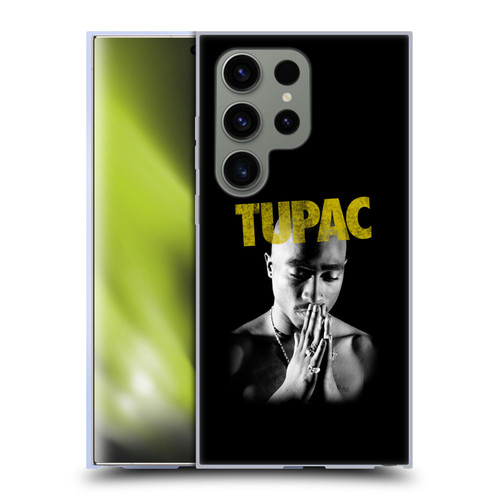 Tupac Shakur Key Art Golden Soft Gel Case for Samsung Galaxy S24 Ultra 5G