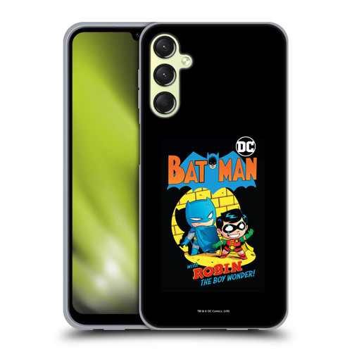 Super Friends DC Comics Toddlers Comic Covers Batman And Robin Soft Gel Case for Samsung Galaxy A24 4G / M34 5G