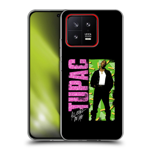 Tupac Shakur Key Art Distressed Look Soft Gel Case for Xiaomi 13 5G