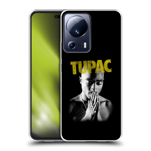Tupac Shakur Key Art Golden Soft Gel Case for Xiaomi 13 Lite 5G