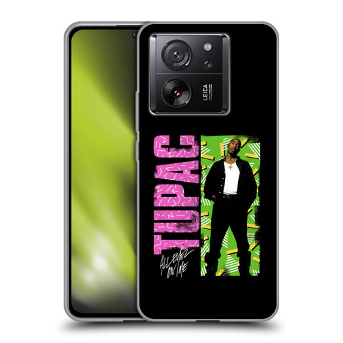 Tupac Shakur Key Art Distressed Look Soft Gel Case for Xiaomi 13T 5G / 13T Pro 5G