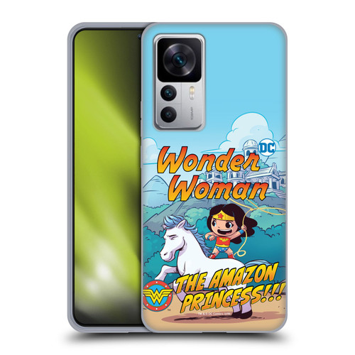 Super Friends DC Comics Toddlers Comic Covers Wonder Woman 2 Soft Gel Case for Xiaomi 12T 5G / 12T Pro 5G / Redmi K50 Ultra 5G