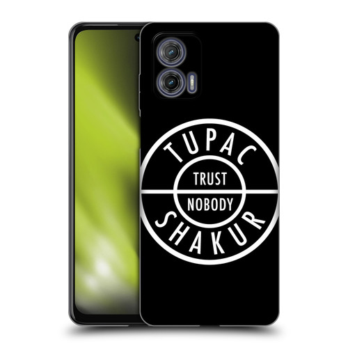 Tupac Shakur Logos Trust Nobody Soft Gel Case for Motorola Moto G73 5G