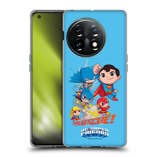 Super Friends DC Comics Toddlers Composed Art Group 1 Soft Gel Case for OnePlus 11 5G