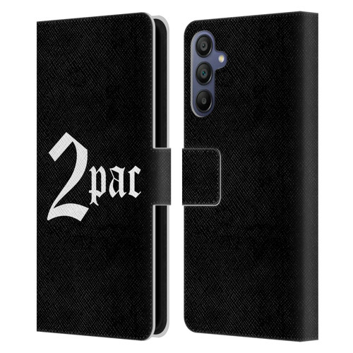 Tupac Shakur Logos Old English Leather Book Wallet Case Cover For Samsung Galaxy A15