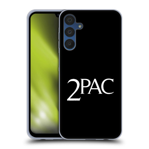 Tupac Shakur Logos Serif Soft Gel Case for Samsung Galaxy A15