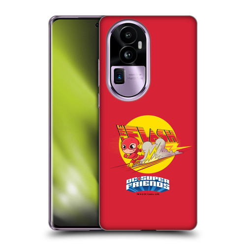 Super Friends DC Comics Toddlers Composed Art The Flash Soft Gel Case for OPPO Reno10 Pro+