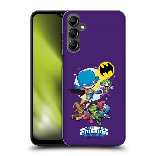 Super Friends DC Comics Toddlers Composed Art Batman Soft Gel Case for Samsung Galaxy M14 5G