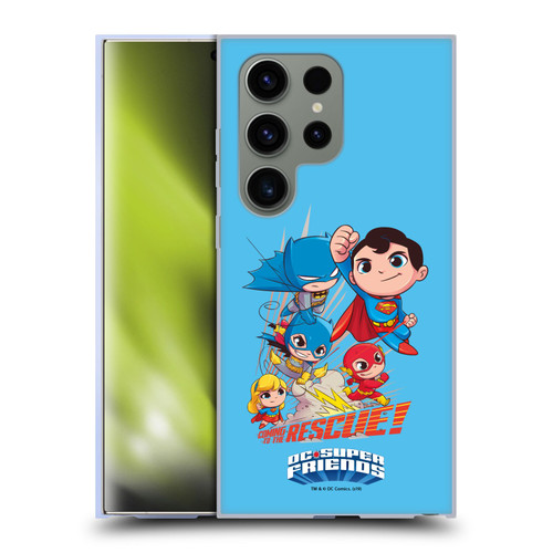 Super Friends DC Comics Toddlers Composed Art Group 1 Soft Gel Case for Samsung Galaxy S24 Ultra 5G