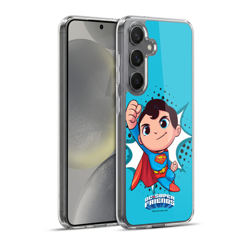 Super Friends DC Comics Toddlers 1 Superman Soft Gel Case for Samsung Galaxy S24+ 5G & MagSafe
