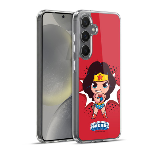 Super Friends DC Comics Toddlers 1 Wonder Woman Soft Gel Case for Samsung Galaxy S24+ 5G & MagSafe