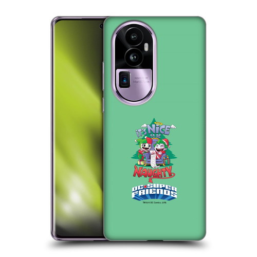 Super Friends DC Comics Toddlers Holidays Harley Joker Naughty Soft Gel Case for OPPO Reno10 Pro+