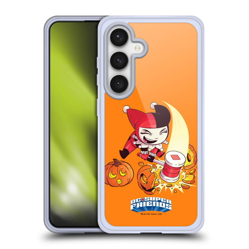 Super Friends DC Comics Toddlers Holidays Harley Quinn Halloween Soft Gel Case for Samsung Galaxy S24 5G
