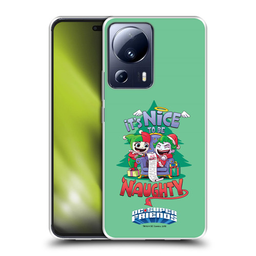 Super Friends DC Comics Toddlers Holidays Harley Joker Naughty Soft Gel Case for Xiaomi 13 Lite 5G