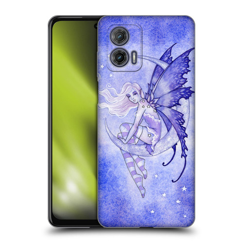 Amy Brown Elemental Fairies Moon Fairy Soft Gel Case for Motorola Moto G73 5G