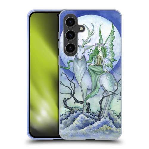 Amy Brown Elemental Fairies Midnight Fairy Soft Gel Case for Samsung Galaxy S24+ 5G