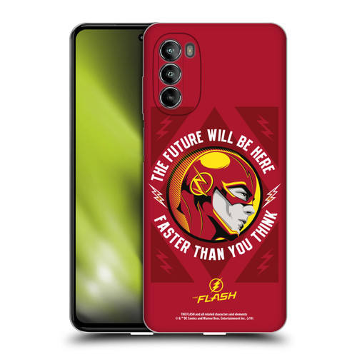 The Flash TV Series Graphics Barry Faster Soft Gel Case for Motorola Moto G82 5G