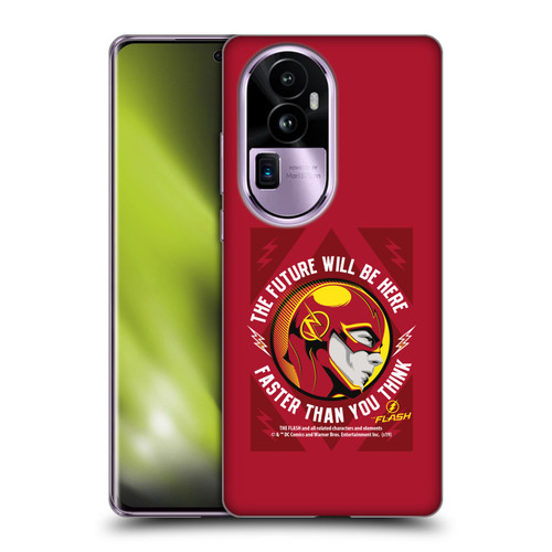 The Flash TV Series Graphics Barry Faster Soft Gel Case for OPPO Reno10 Pro+