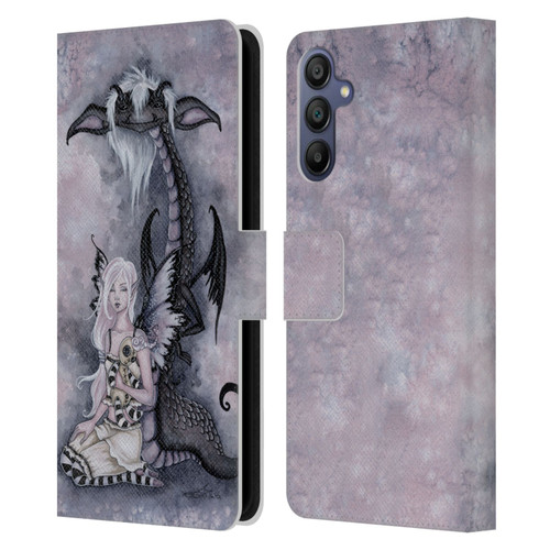 Amy Brown Folklore Evie And The Nightmare Leather Book Wallet Case Cover For Samsung Galaxy A15