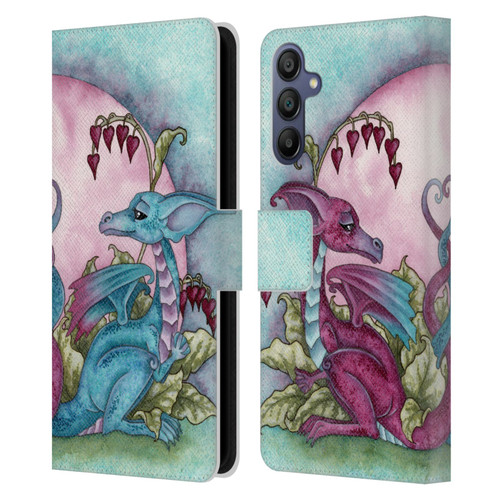 Amy Brown Folklore Love Dragons Leather Book Wallet Case Cover For Samsung Galaxy A15