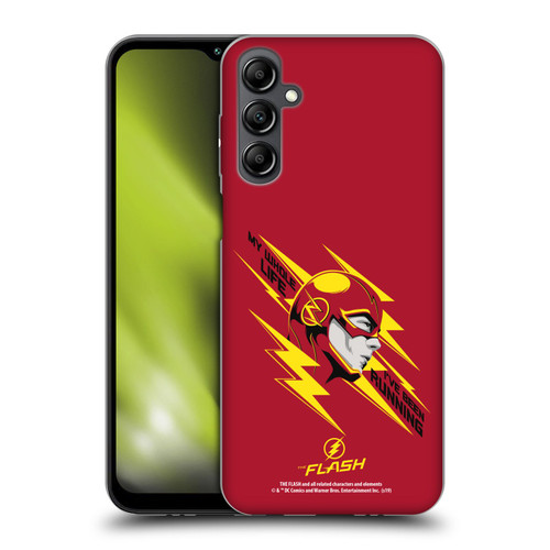 The Flash TV Series Graphics Barry Head Soft Gel Case for Samsung Galaxy M14 5G