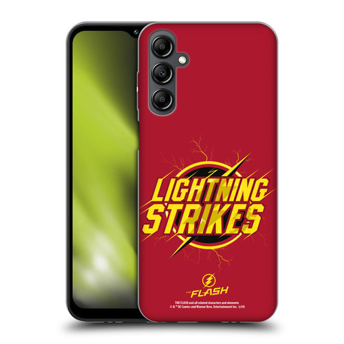 The Flash TV Series Graphics Lightning Strikes Soft Gel Case for Samsung Galaxy M14 5G