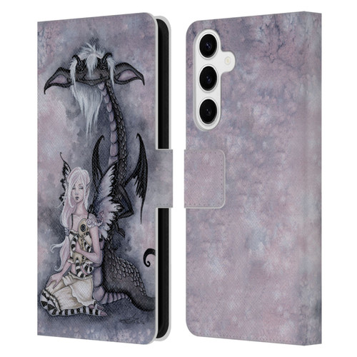 Amy Brown Folklore Evie And The Nightmare Leather Book Wallet Case Cover For Samsung Galaxy S24+ 5G