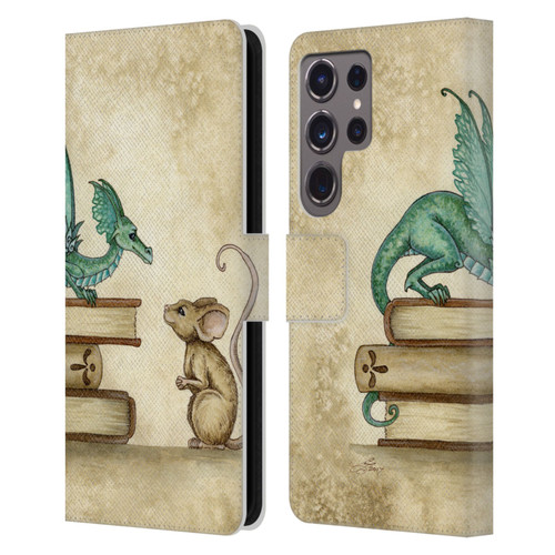 Amy Brown Folklore Curious Encounter Leather Book Wallet Case Cover For Samsung Galaxy S24 Ultra 5G