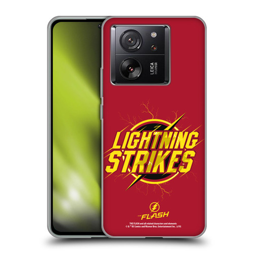 The Flash TV Series Graphics Lightning Strikes Soft Gel Case for Xiaomi 13T 5G / 13T Pro 5G