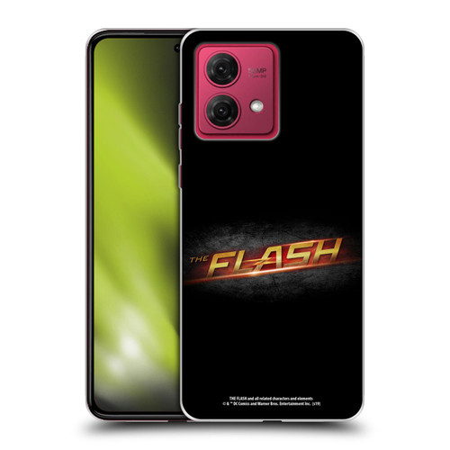The Flash TV Series Logos Black Soft Gel Case for Motorola Moto G84 5G