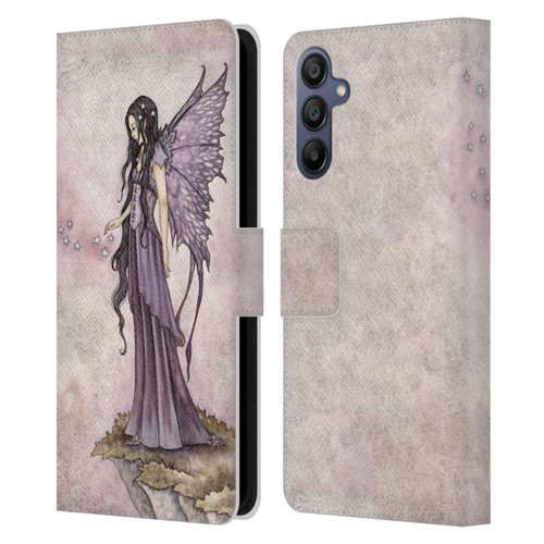 Amy Brown Magical Fairies I Will Return As Stars Fairy Leather Book Wallet Case Cover For Samsung Galaxy A15