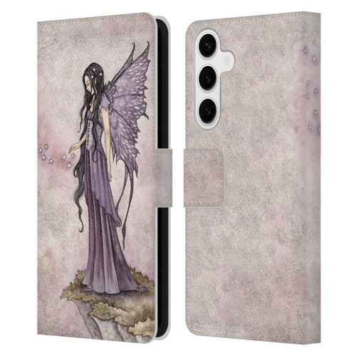 Amy Brown Magical Fairies I Will Return As Stars Fairy Leather Book Wallet Case Cover For Samsung Galaxy S24+ 5G