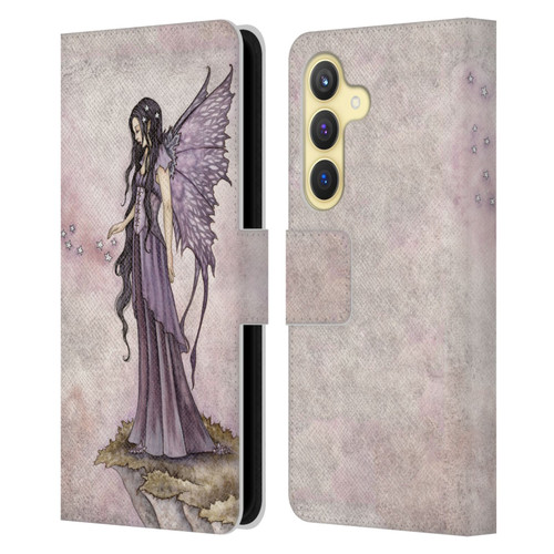 Amy Brown Magical Fairies I Will Return As Stars Fairy Leather Book Wallet Case Cover For Samsung Galaxy S24 5G