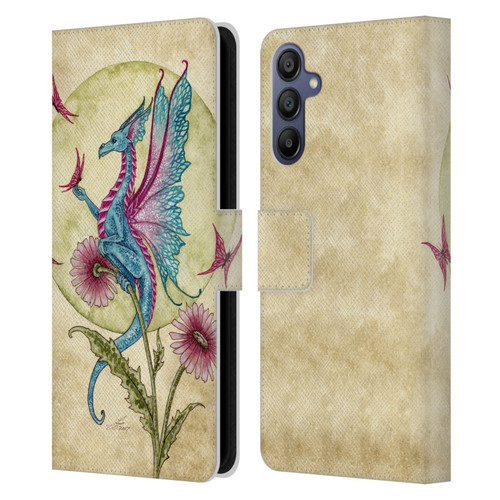 Amy Brown Mythical Butterfly Daydream Leather Book Wallet Case Cover For Samsung Galaxy A15