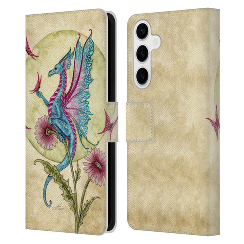 Amy Brown Mythical Butterfly Daydream Leather Book Wallet Case Cover For Samsung Galaxy S24+ 5G