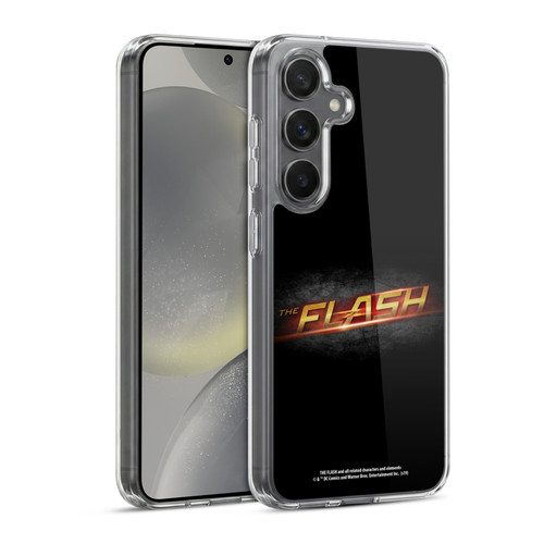 The Flash TV Series Logos Black Soft Gel Case for Samsung Galaxy S24 5G & MagSafe