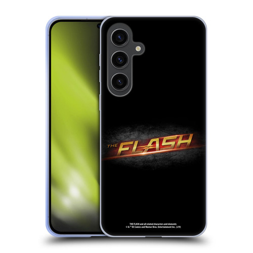 The Flash TV Series Logos Black Soft Gel Case for Samsung Galaxy S24+ 5G